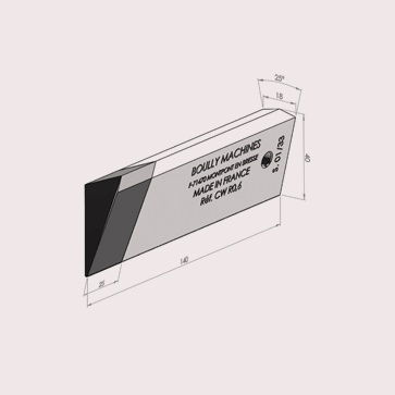 8 gouges de tournage L. 360 mm - 303159 - Silverline